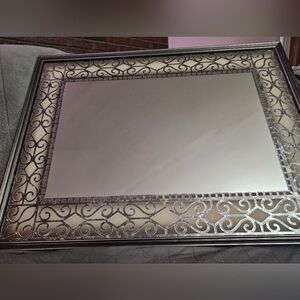 Elegant Silver Wall Mirror
